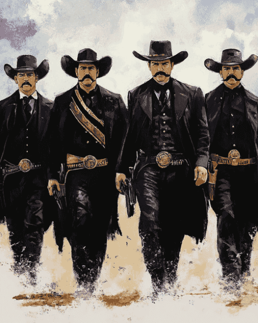 Tombstone Movie Stars Diamond Painting