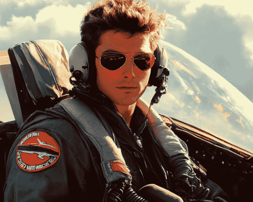 Top Gun Iconic Movie Diamond Painting