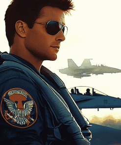 Top Gun Women Celebrities Diamond Painting