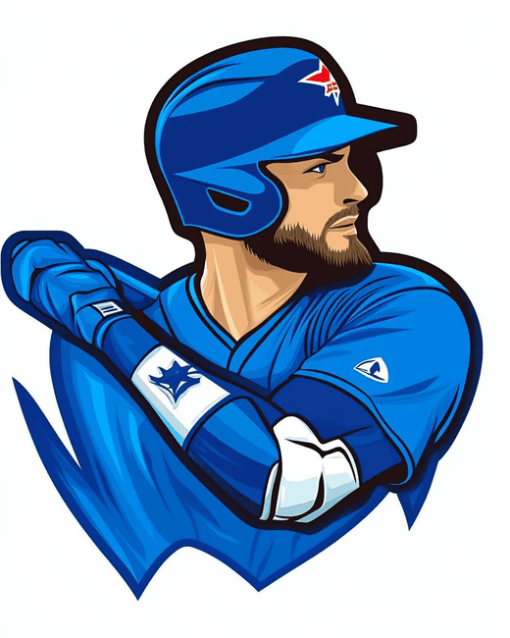 Toronto Blue Jays Baseball Diamond Painting