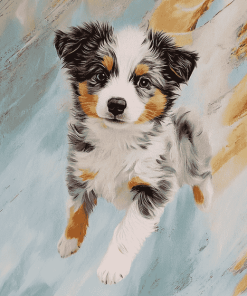 Toy Aussie Puppies Diamond Painting