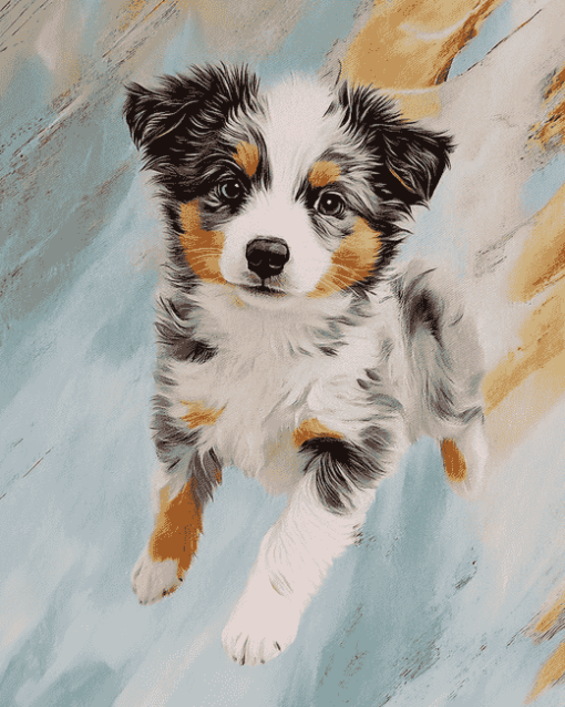 Toy Aussie Puppies Diamond Painting