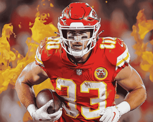 Travis Kelce Famous Footballer Diamond Painting