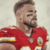 Travis Kelce Football Diamond Painting