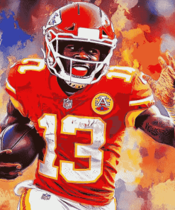 Tyreek Hill Famous Football Player Diamond Painting