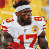 Tyreek Hill Famous Footballer Diamond Painting