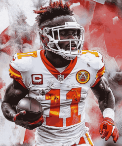 Tyreek Hill Famous Footballer Diamond Painting