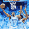 UNC Tar Heel Basketball Diamond Painting