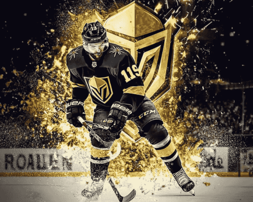 Vegas Golden Knights Ice Hockey Diamond Painting