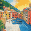 Vernazza Cities of Italy Diamond Painting
