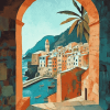 Vernazza Italy Cityscape Diamond Painting