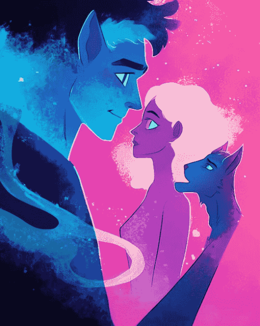 Vibrant Lore Olympus Animation Diamond Painting