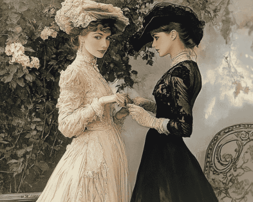 Victorian Ladies Elegance Diamond Painting