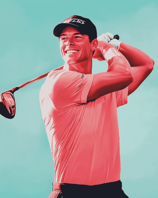 Viktor Hovland Golf Diamond Painting