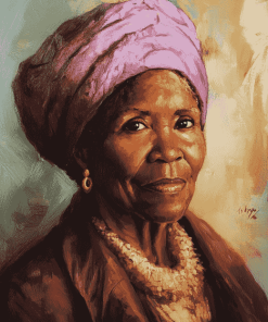 Vintage Black Woman Diamond Painting