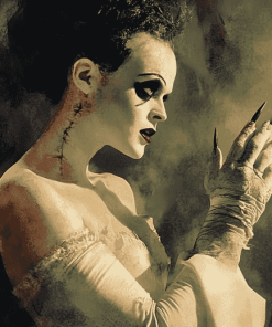 Vintage Bride Of Frankenstein Diamond Painting