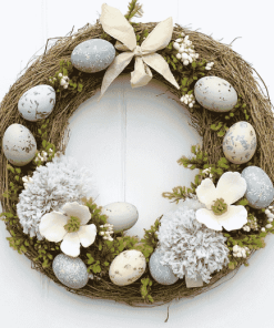 Vintage Easter Wreath Diamond Painting