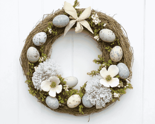 Vintage Easter Wreath Diamond Painting