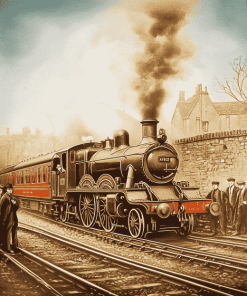 Vintage GWR Train Diamond Painting