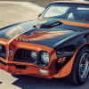 Vintage Pontiac Firebird Diamond Painting