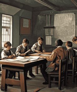 Vintage School Room Diamond Painting