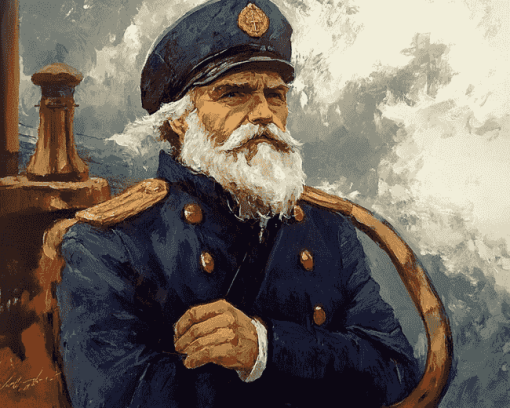 Vintage Sea Captain Diamond Painting