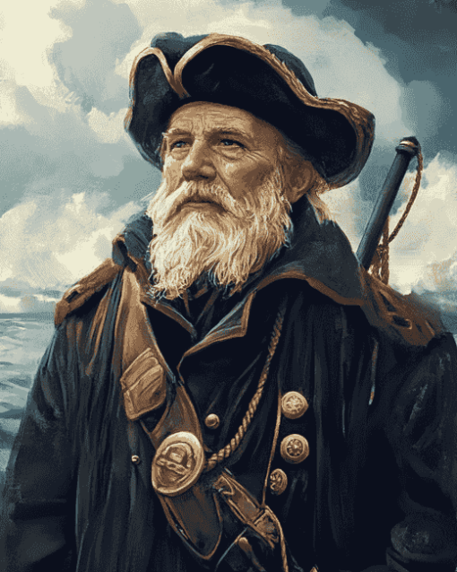 Vintage Sea Captain Diamond Painting