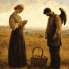 Vintage The Angelus Diamond Painting