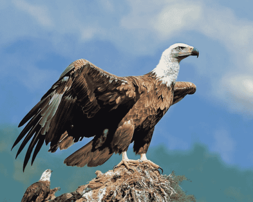 Vulture and Eagle Birds Diamond Painting