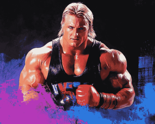 WWE Owen Hart Wrestler Diamond Painting