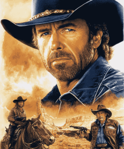 Walker Texas Ranger Movie Diamond Painting