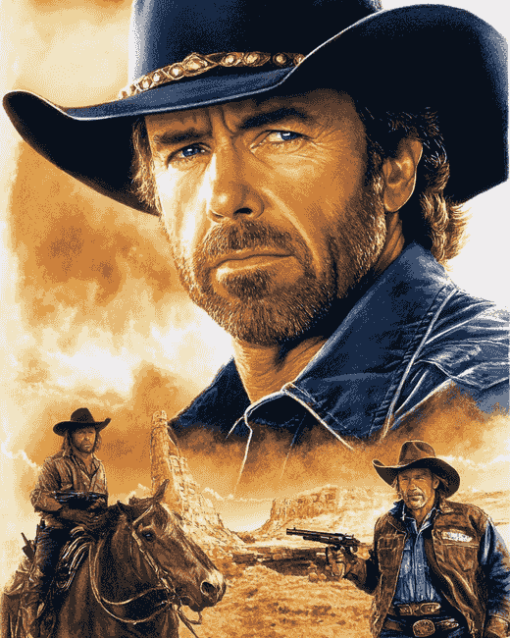 Walker Texas Ranger Movie Diamond Painting