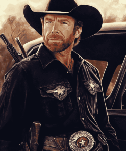 Walker Texas Ranger Movie Diamond Painting