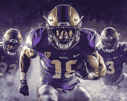 Washington Huskies Football Diamond Painting