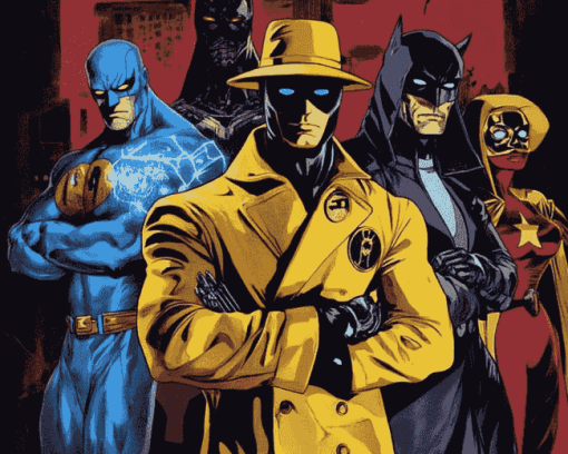 Watchmen Superheroes Diamond Painting