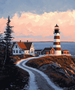 West Quoddy Lighthouse Diamond Painting