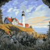 West Quoddy Maine Lighthouse Diamond Painting