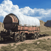 Western Wagons in Motion Diamond Painting