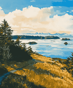 Whidbey Island Coastlines Diamond Painting