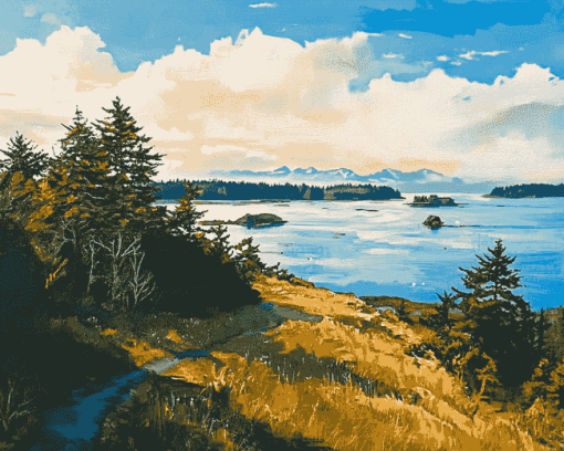 Whidbey Island Coastlines Diamond Painting