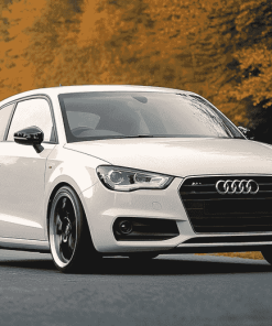 White Audi A1 Car Diamond Painting