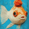 White Cap Fish Diamond Painting