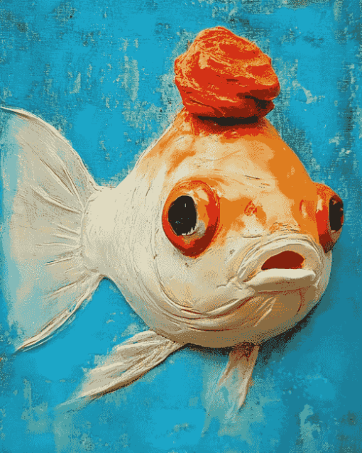 White Cap Fish Diamond Painting