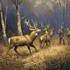 Whitetail Deer Vintage Diamond Painting