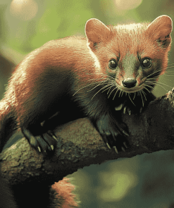 Wild Marten Animal Diamond Painting