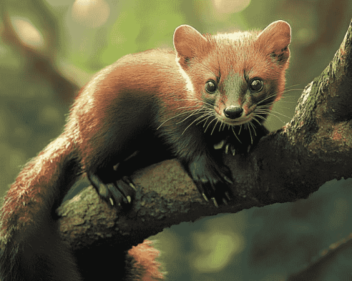 Wild Marten Animal Diamond Painting