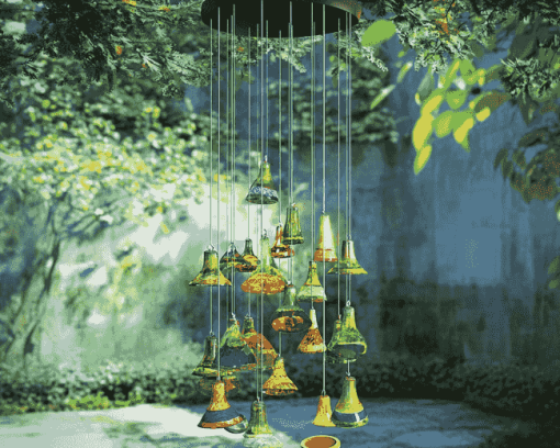 Wind Chimes Handmade Diamond Painting