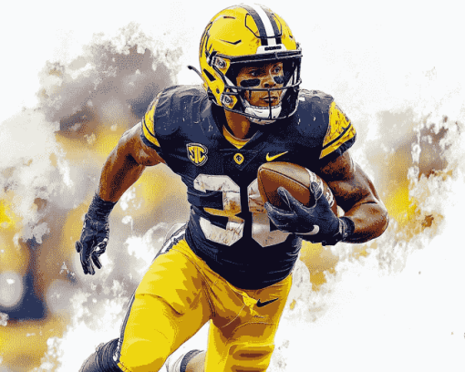 Wolverine Football Legend Diamond Painting