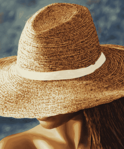 Woman's Straw Hat Diamond Painting