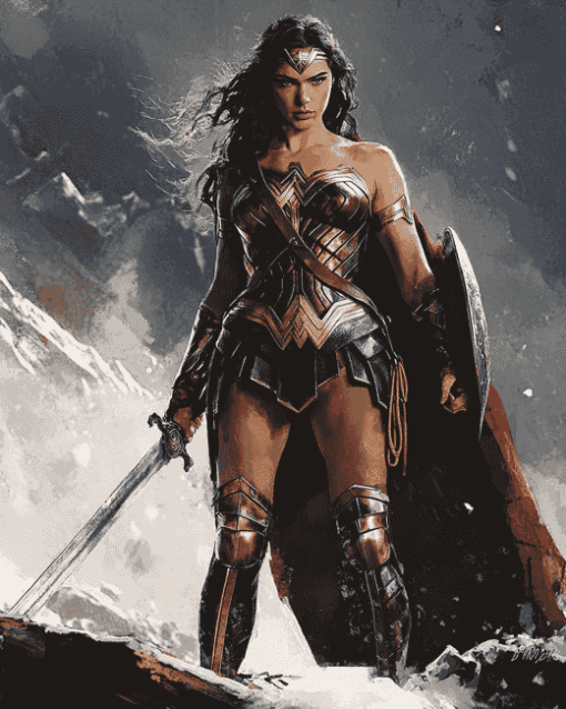 Wonder Woman Movie Art Diamond Painting